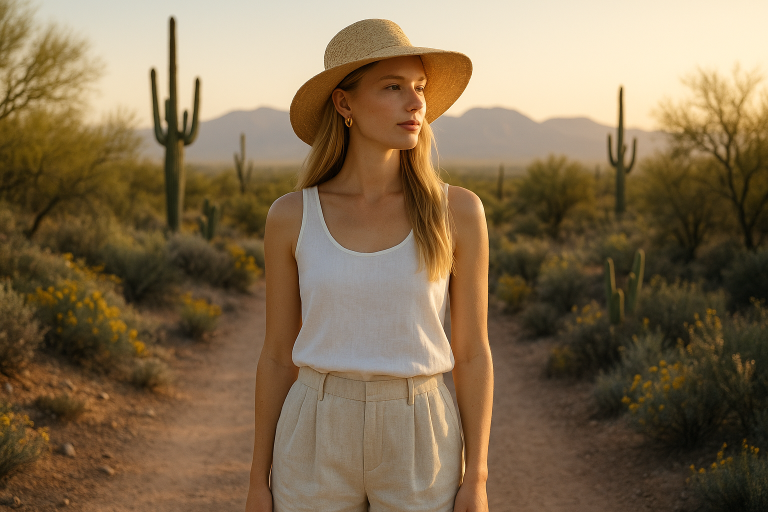 A Desert-inspired Linen Collection for Summer Heat