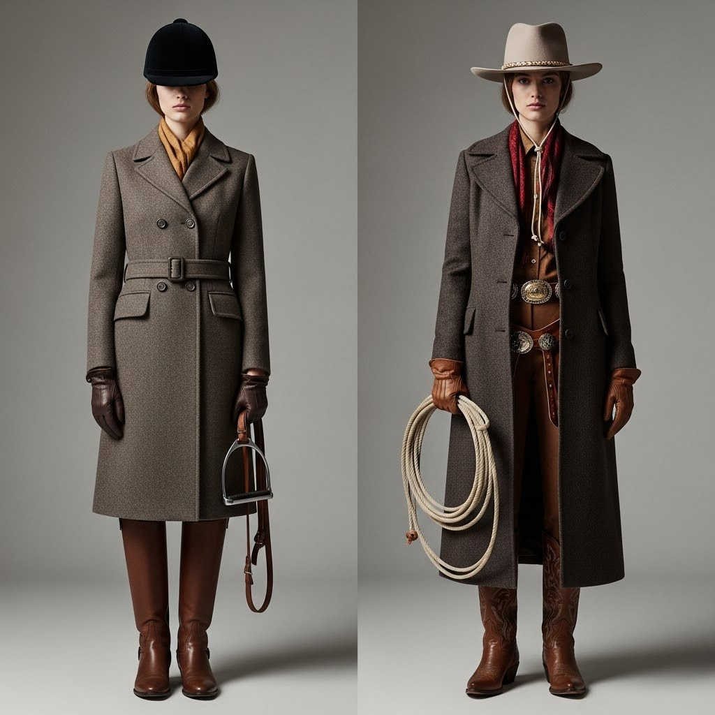 Style Comparison: English Equestrian-inspired vs Southwestern Cowboy-Inspired