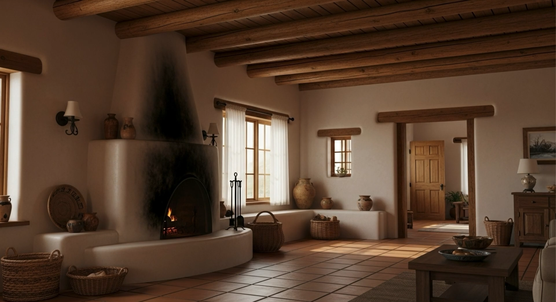 Tucson-Inspired Interiors: A Visual Study of Adobe Homes and Desert Heritage