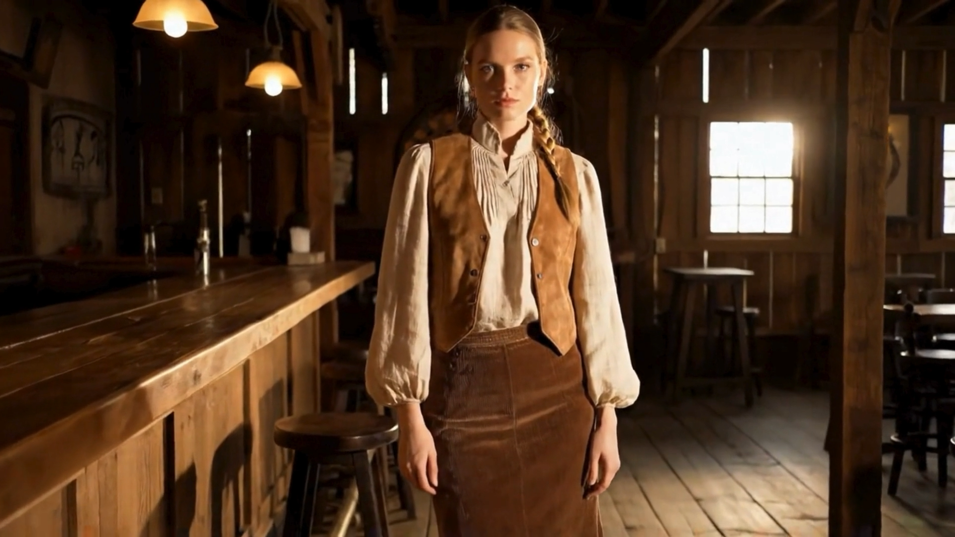 Suede, Bishop Sleeves & Mermaid Skirt Desert Southwest Outfit Inspiration: A Historical Fashion Guide