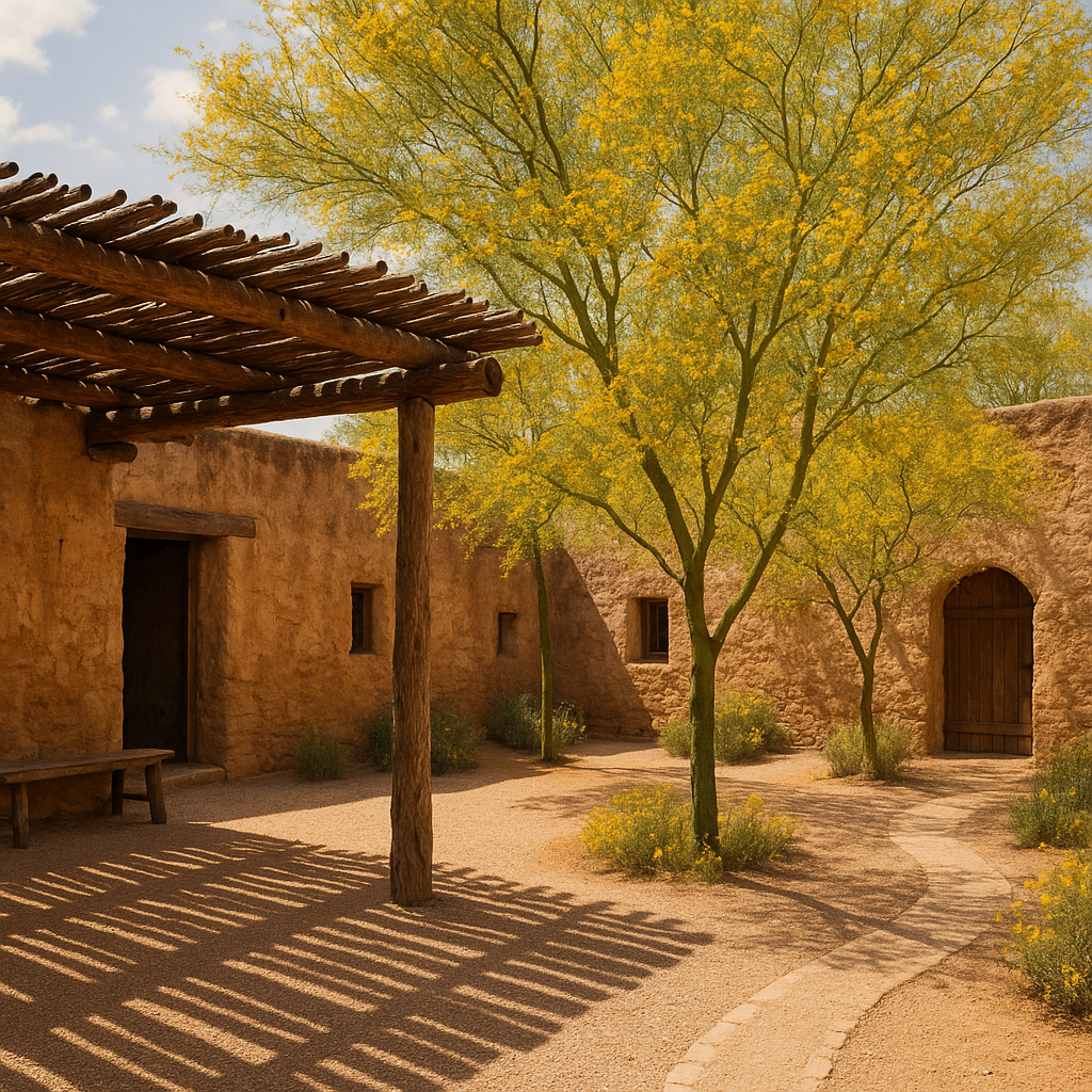 Visual Details Inspired by a Historic Sonoran Style Adobe