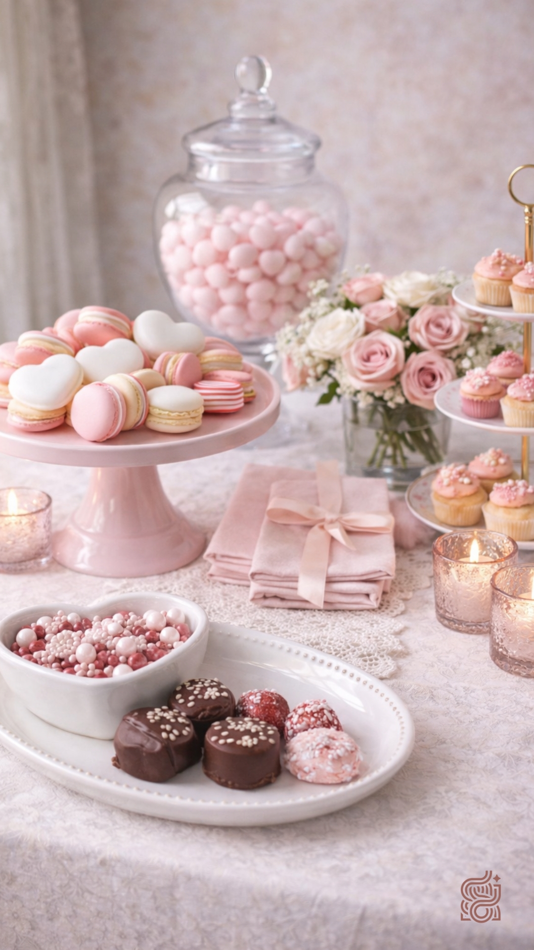 Pink Blush Valentine’s Day Decorations